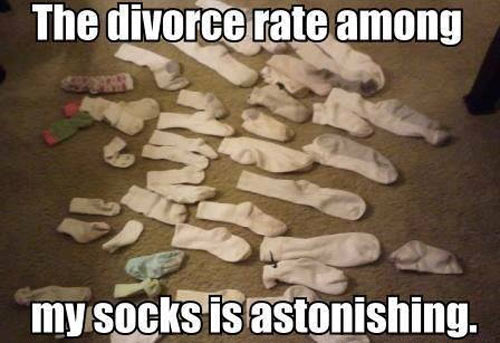 sock divorce