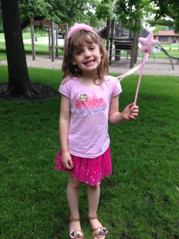 The Princess of Pink Perfection at the Park.  Priceless.